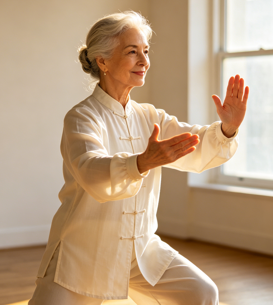 Guided gentle movement session